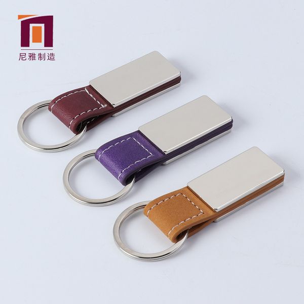 factory two in one metal leather key ring accessories creative gift
factory two in one metal leather key ring accessories creative gift