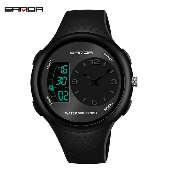 dual display outdoor sports watches mens fashion 5bar waterproof military wristwatches electronic watch relogio digital, Slivery;brown
dual display outdoor sports watches mens fashion 5bar waterproof military wristwatches electronic watch relogio digital, Slivery;brown