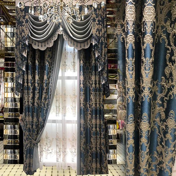 european curtain custom blue coffee living room bedroom balcony water wave gauze floating window french & drapes
european curtain custom blue coffee living room bedroom balcony water wave gauze floating window french & drapes