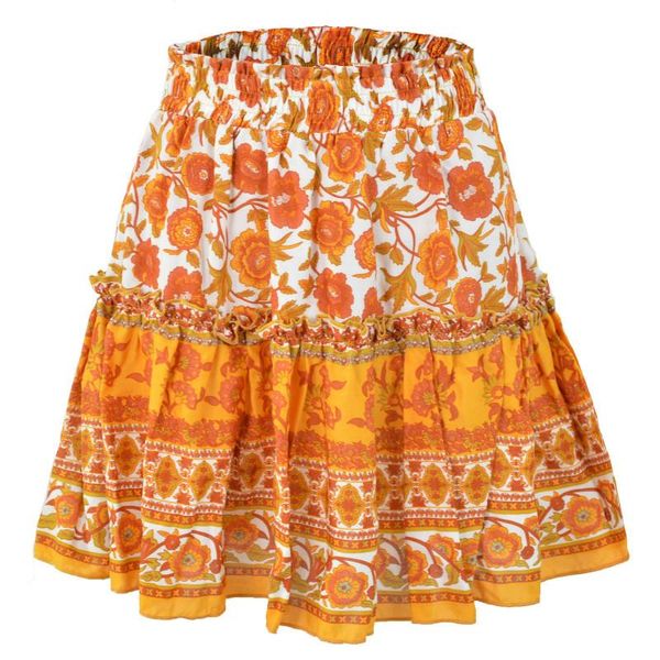 skirts 2021 summer women's skirt bohemian national style ruffled printed midi women streetwear, Black
skirts 2021 summer women's skirt bohemian national style ruffled printed midi women streetwear, Black