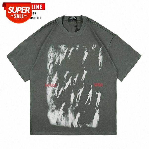 streetwear men europe and the united states do old high street vibe fashion brand short-sleeved t-shirt women hip-hop personality half #u91j, White;black
streetwear men europe and the united states do old high street vibe fashion brand short-sleeved t-shirt women hip-hop personality half #u91j, White;black