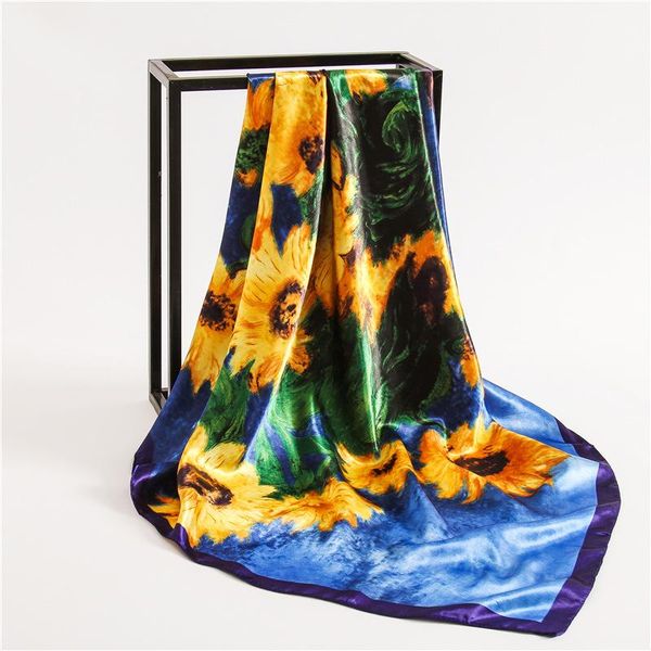 scarves fashion 2021 women scarf square silk feeling smooth floral print shawl and wrap lady pashmina neck headband hijabs, Blue;gray
scarves fashion 2021 women scarf square silk feeling smooth floral print shawl and wrap lady pashmina neck headband hijabs, Blue;gray