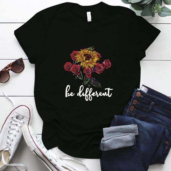 be different rose flower printed tshirts women s-5xl plues size summer for 2021 female aesthetic clothes women's t-shirt, White
be different rose flower printed tshirts women s-5xl plues size summer for 2021 female aesthetic clothes women's t-shirt, White