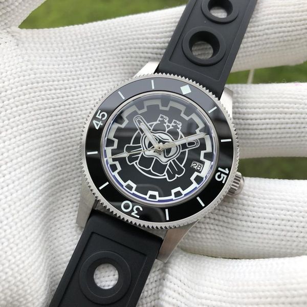 wristwatches steeldive sd1952p 300m diving automatic mechanical watch luminous hand calendar rubber stainless steel reloj hombre, Slivery;brown
wristwatches steeldive sd1952p 300m diving automatic mechanical watch luminous hand calendar rubber stainless steel reloj hombre, Slivery;brown