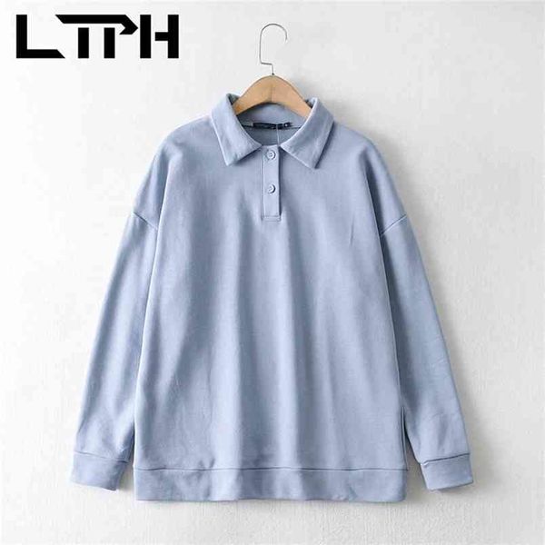 ltph vintage polo collar solid sweatshirts pullover loose all-match long sleeve bf style sweatshirt spring autumn 210423, Black
ltph vintage polo collar solid sweatshirts pullover loose all-match long sleeve bf style sweatshirt spring autumn 210423, Black