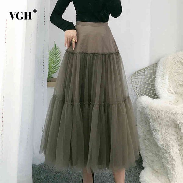 vgh patchwork elegant skirt for women high waist mesh casual loose large size midi skirts female fashion new clothing style 210421, Black
vgh patchwork elegant skirt for women high waist mesh casual loose large size midi skirts female fashion new clothing style 210421, Black