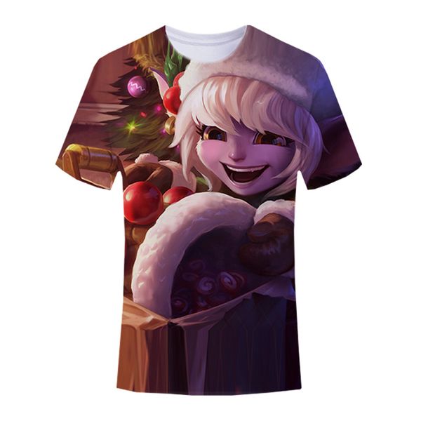 2021 game t-shirt lol league of legends cute girl pattern 3d printing t-shirt men and women casual o-neck street casual loose fashion hip-ho, White;black
2021 game t-shirt lol league of legends cute girl pattern 3d printing t-shirt men and women casual o-neck street casual loose fashion hip-ho, White;black