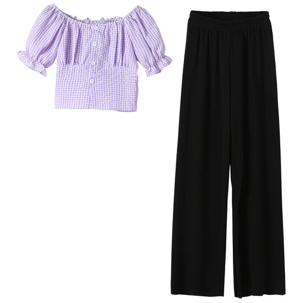 2022 summer new teenage girls clothing set bubble short sleeve one shoulder + wide leg pants two piece suit 3-13 years old, White
2022 summer new teenage girls clothing set bubble short sleeve one shoulder + wide leg pants two piece suit 3-13 years old, White