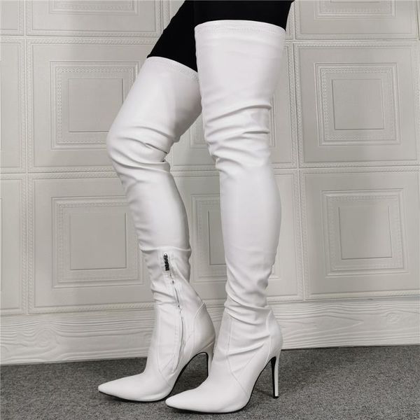 boots women over knee high side zip stiletto heels runway botas mujer ladies girls shoes woman size 43 44 47, Black
boots women over knee high side zip stiletto heels runway botas mujer ladies girls shoes woman size 43 44 47, Black