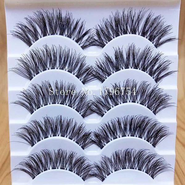 5 pairs false eyelashes handmade messy cross thick natural fake professional makeup tips long eye lashes1
5 pairs false eyelashes handmade messy cross thick natural fake professional makeup tips long eye lashes1