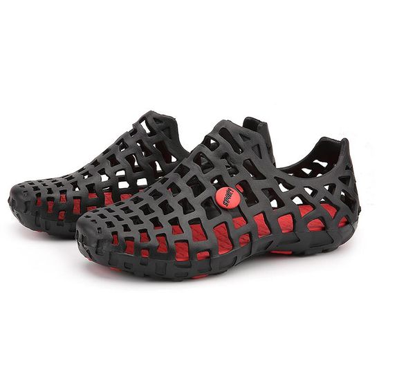 new summer hollow casual men sandals fashion breathable beach sandals beach shoes water shoes slippers, Black
new summer hollow casual men sandals fashion breathable beach sandals beach shoes water shoes slippers, Black