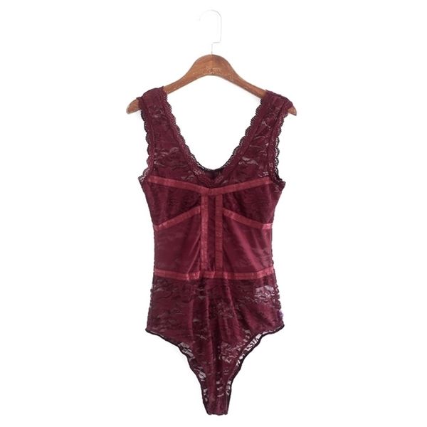 women lace jumpsuit summer lady slim thin hook flower pierced strapless v neck sleeveless bodysuits overalls 210527, Black;white
women lace jumpsuit summer lady slim thin hook flower pierced strapless v neck sleeveless bodysuits overalls 210527, Black;white