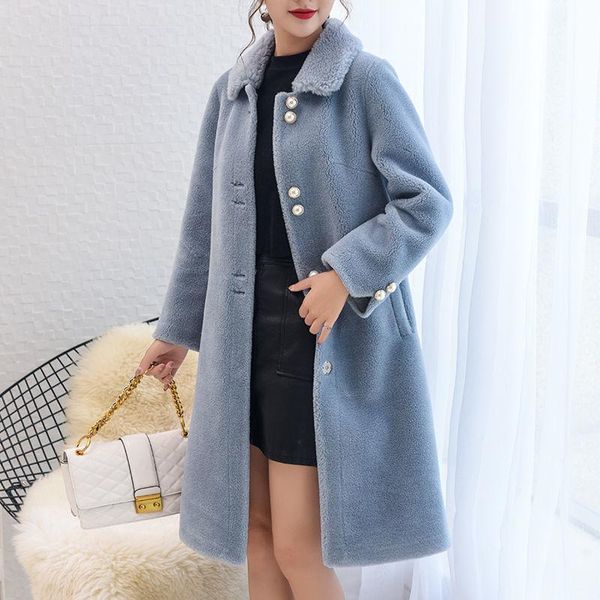 women's fur & faux women 2021 winter granular real lamb coats female mid-long sheep shearing jackets ladies single breasted outwears m3, Black
women's fur & faux women 2021 winter granular real lamb coats female mid-long sheep shearing jackets ladies single breasted outwears m3, Black