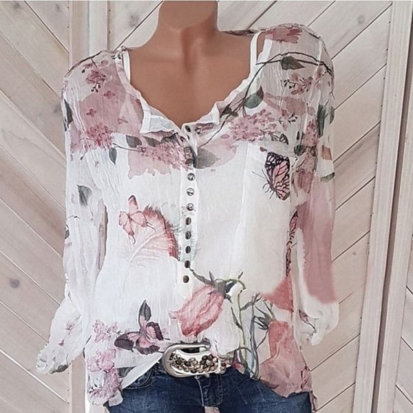 women's blouse shirt floral flower long sleeve floral button print v neck streetwear chiffon blue purple green f4uw#, White
women's blouse shirt floral flower long sleeve floral button print v neck streetwear chiffon blue purple green f4uw#, White