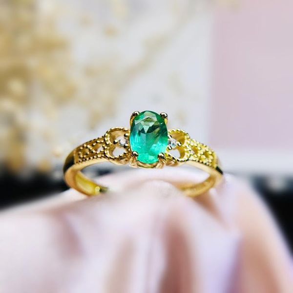 cluster rings natural real emerald ring per jewelry 4*6mm 0.52ct oval gemstone 925 sterling silver fine j210619, Golden;silver
cluster rings natural real emerald ring per jewelry 4*6mm 0.52ct oval gemstone 925 sterling silver fine j210619, Golden;silver
