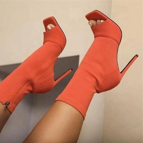 sandals summer fish mouth large size women's boots solid red thin heel high heels open toe dress party shoes, Black
sandals summer fish mouth large size women's boots solid red thin heel high heels open toe dress party shoes, Black
