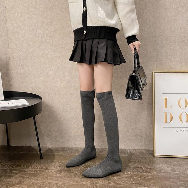 boots over the knee for woman black/gray/brown pointed toe sock flats heeled slip on 2022 arrivals party dress shoes
boots over the knee for woman black/gray/brown pointed toe sock flats heeled slip on 2022 arrivals party dress shoes
