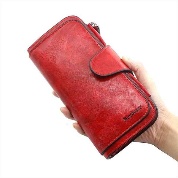 wallet women leather card holder clutch fashion wallets zipper pocket hasp female purse portfel damski, Red;black
wallet women leather card holder clutch fashion wallets zipper pocket hasp female purse portfel damski, Red;black