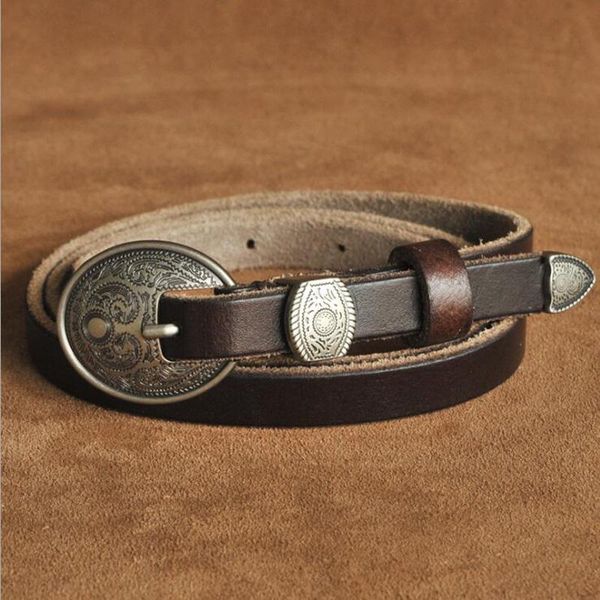 belts women pin buckle genuine leather belt vintage cowskin skinny fashion jeans dress strap waistband quality xks004, Black;brown
belts women pin buckle genuine leather belt vintage cowskin skinny fashion jeans dress strap waistband quality xks004, Black;brown