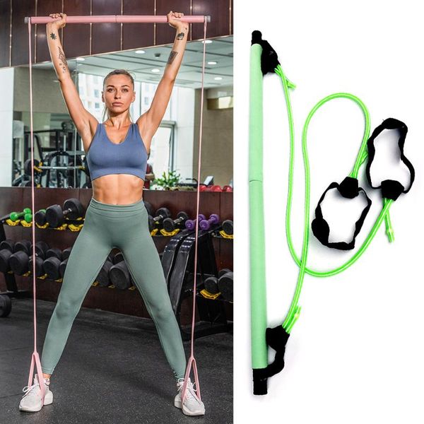 fitness workout pilates stick gym yoga squat training bar with resistance band for effective working-out accessories bands
fitness workout pilates stick gym yoga squat training bar with resistance band for effective working-out accessories bands