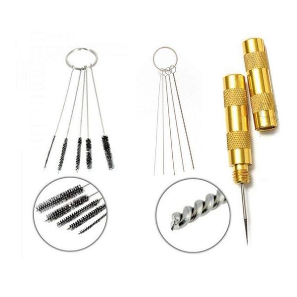 11-in-1 airbrush cleaner accessories with stainless steel brushes and needle | professional cleaning kit tools brush
11-in-1 airbrush cleaner accessories with stainless steel brushes and needle | professional cleaning kit tools brush