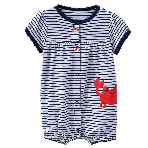 striped baby clothes girls rompers crab fashion infant shirts 100% cotton jumpsuits newborn ropa shortalls 210413, Blue
striped baby clothes girls rompers crab fashion infant shirts 100% cotton jumpsuits newborn ropa shortalls 210413, Blue