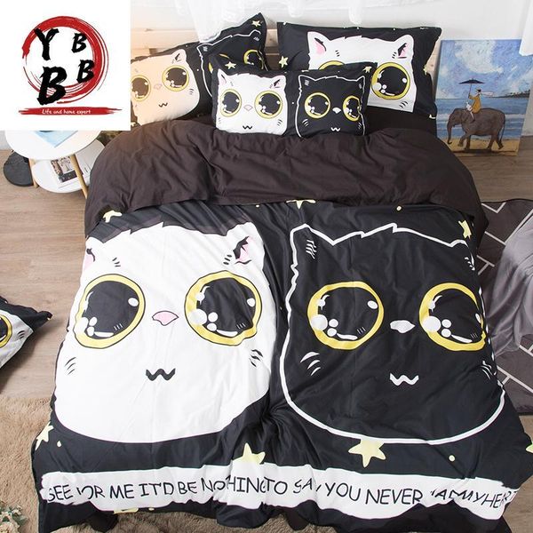 bedding sets black and white color cat pattern boy girl lovely cute animal bedclothes duvet cover quilt pillow cases
bedding sets black and white color cat pattern boy girl lovely cute animal bedclothes duvet cover quilt pillow cases
