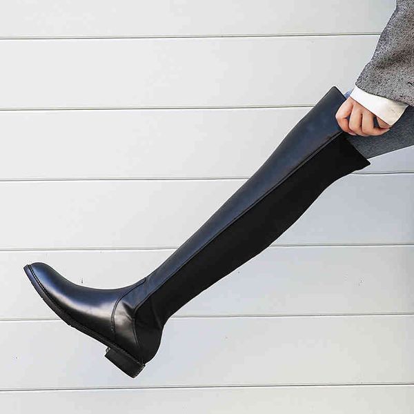 boots qutaa 2022 low heel women shoes genuine leather over the knee high winter platform zipper size 34-40 b70x, Black
boots qutaa 2022 low heel women shoes genuine leather over the knee high winter platform zipper size 34-40 b70x, Black