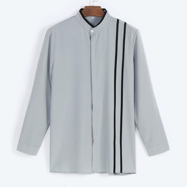Men's Casual Shirts Fashion Bamboo Cotton Long Sleeve Striped Fit Shirt Top Blouse Wholesale Free Ship camisa masculina Z4 SBJ3, White;black
Men's Casual Shirts Fashion Bamboo Cotton Long Sleeve Striped Fit Shirt Top Blouse Wholesale Free Ship camisa masculina Z4 SBJ3, White;black