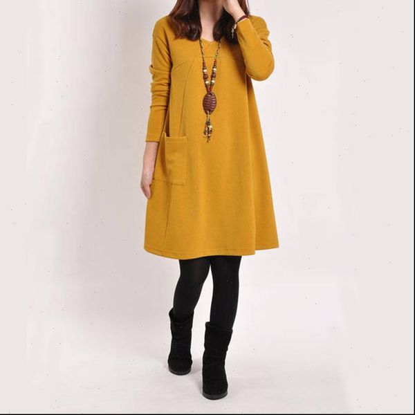 fashion spring autumn cotton womens dresses vintage knee length long sleeve o neck clothing, Black;gray
fashion spring autumn cotton womens dresses vintage knee length long sleeve o neck clothing, Black;gray