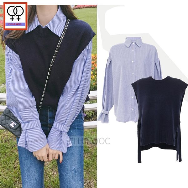 preppy style girls design women fashion long sleeve autumn outerwear blouses shirts casual stripped vintage button shirts, White
preppy style girls design women fashion long sleeve autumn outerwear blouses shirts casual stripped vintage button shirts, White