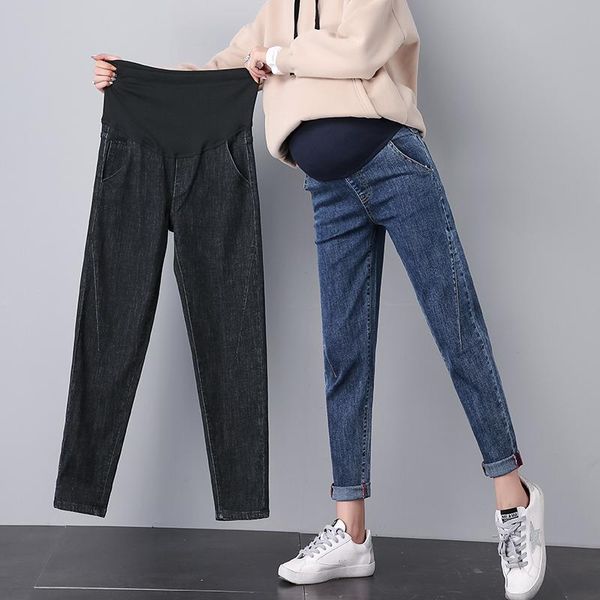 maternity bottoms 536# pants spring autumn fashion jeans stretch support abdomen elastic waist trousers, White
maternity bottoms 536# pants spring autumn fashion jeans stretch support abdomen elastic waist trousers, White