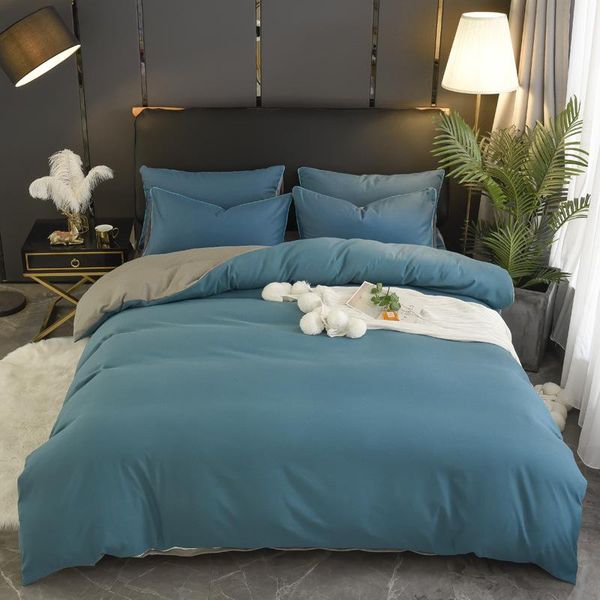 bedding sets nordic style set solid color cotton thicken brushed ab side comforter king size fashion family duvet cover
bedding sets nordic style set solid color cotton thicken brushed ab side comforter king size fashion family duvet cover