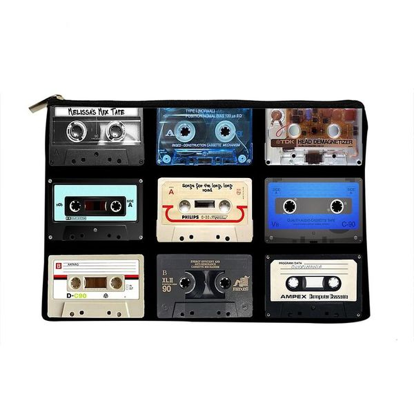 cosmetic bags & cases women music tape box printed make up bag fashion cosmetics organizer for travel colorful storage lady
cosmetic bags & cases women music tape box printed make up bag fashion cosmetics organizer for travel colorful storage lady