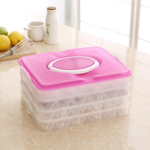 refrigerator fresh-keeping tray dumpling mold kitchen two-in-one storage container can be stacked box bottles & jars
refrigerator fresh-keeping tray dumpling mold kitchen two-in-one storage container can be stacked box bottles & jars