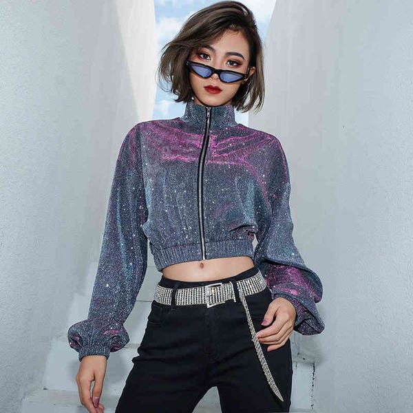 women's jackets spring bright wire short women coat fashion thin tide long sleeve outerwear female loose jacket ladies street, Black;brown
women's jackets spring bright wire short women coat fashion thin tide long sleeve outerwear female loose jacket ladies street, Black;brown