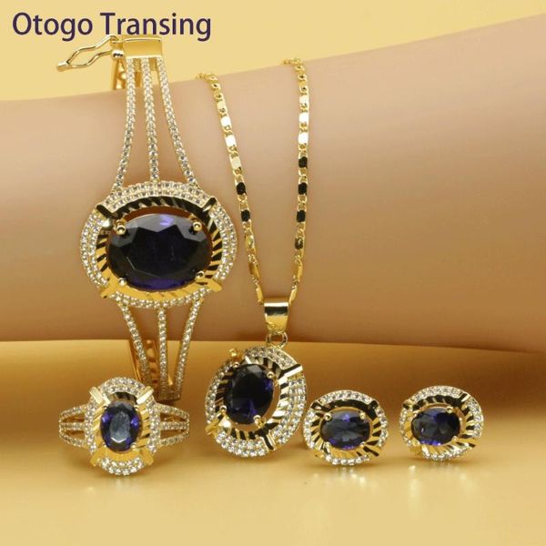 earrings & necklace otogo transing 2021 party jewelry sets gold color women fashion charm blue crystal ring bracelet flower set213, Silver
earrings & necklace otogo transing 2021 party jewelry sets gold color women fashion charm blue crystal ring bracelet flower set213, Silver