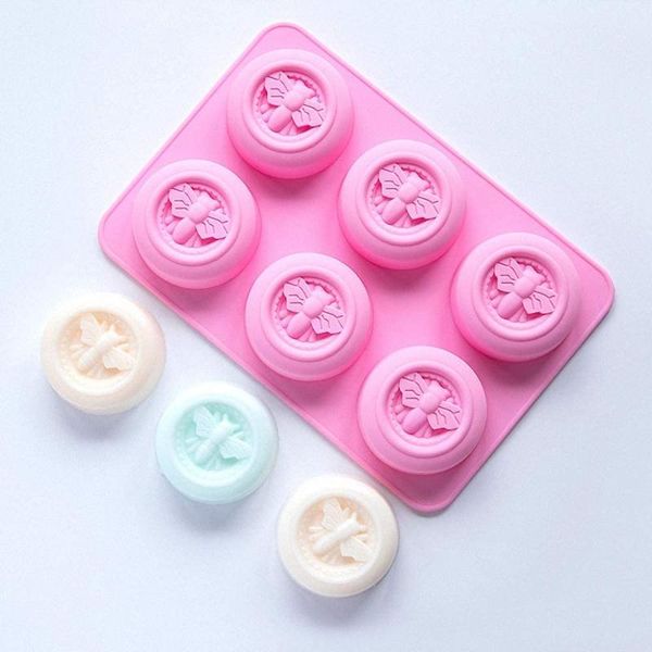 silicone 6 cavities bee soap mold multifunction shape fondant cake baking tool diy mini candle craft tools
silicone 6 cavities bee soap mold multifunction shape fondant cake baking tool diy mini candle craft tools