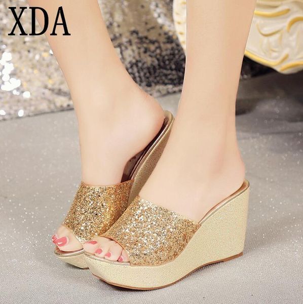 slippers xda 2021 summer platform slipper women shoes beach sandals perspiration breathable sequin wedge casual, Black
slippers xda 2021 summer platform slipper women shoes beach sandals perspiration breathable sequin wedge casual, Black