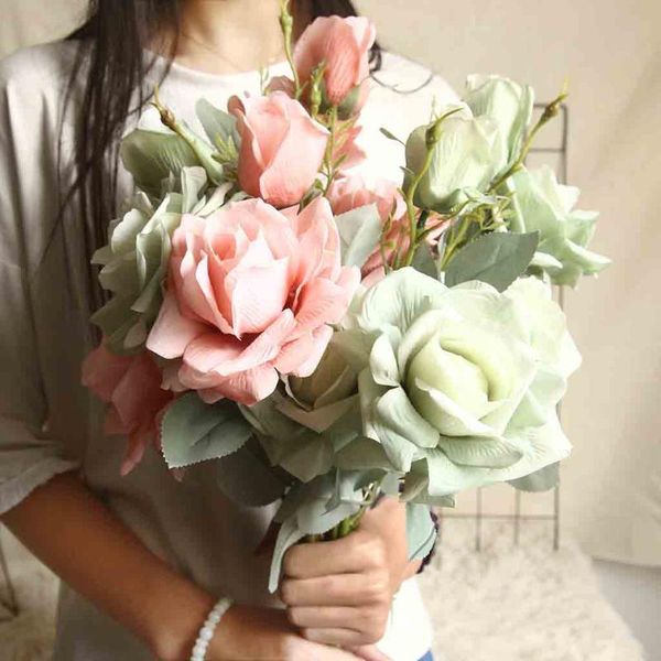 decorative flowers & wreaths 30cm short big artificial roses branch wedding home decoration flannel fabric cute pink fake crafts party decor
decorative flowers & wreaths 30cm short big artificial roses branch wedding home decoration flannel fabric cute pink fake crafts party decor