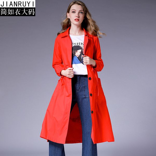 long fashion trench coat 2021 spring large women's thin jacket print medium length loose over the knee windbreaker 7001, Tan;black
long fashion trench coat 2021 spring large women's thin jacket print medium length loose over the knee windbreaker 7001, Tan;black