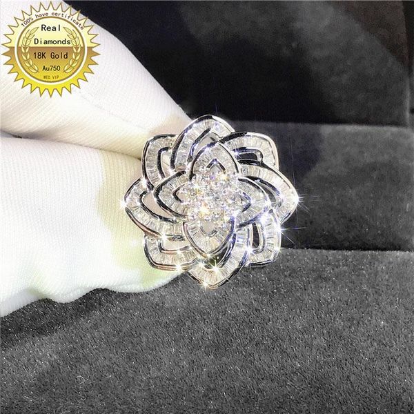 cluster rings 18k gold ring natural real 0.65ct diamond engagement&wedding jewellery have certificate 0028, Golden;silver
cluster rings 18k gold ring natural real 0.65ct diamond engagement&wedding jewellery have certificate 0028, Golden;silver