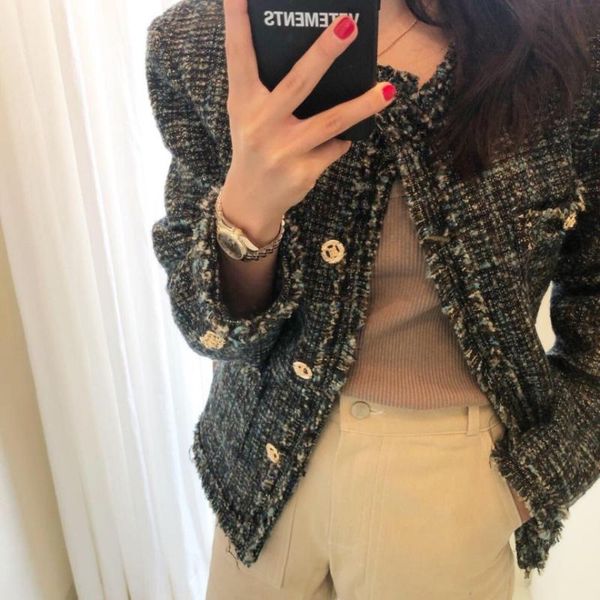 women's jackets spot size has updated color code paragraphs to reinstall set of female qiu dong short little tweed, Black;brown
women's jackets spot size has updated color code paragraphs to reinstall set of female qiu dong short little tweed, Black;brown