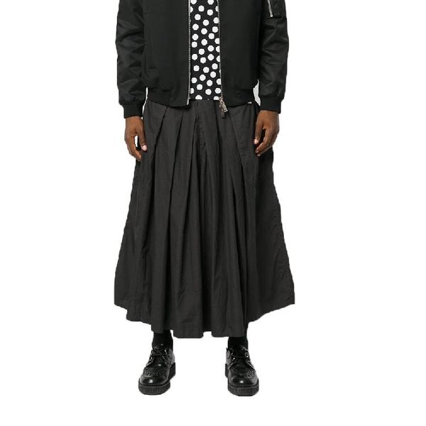 men's pants 27-44 2021 men clothing gd hair stylist fashion personality fold culottes loose casual wide leg plus size stage costumes, Black
men's pants 27-44 2021 men clothing gd hair stylist fashion personality fold culottes loose casual wide leg plus size stage costumes, Black
