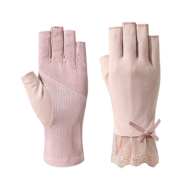 sports gloves cycling fashion summer women bow lady half finger lace mitten flower thin, Black
sports gloves cycling fashion summer women bow lady half finger lace mitten flower thin, Black