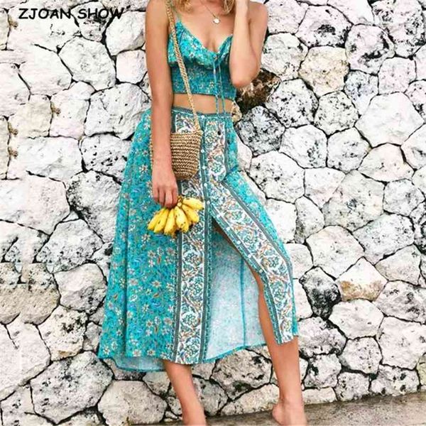 summer bohemian location floral print long skirt slit holiday women high waist single-breasted buttons swing skirts beach 210429, Black
summer bohemian location floral print long skirt slit holiday women high waist single-breasted buttons swing skirts beach 210429, Black