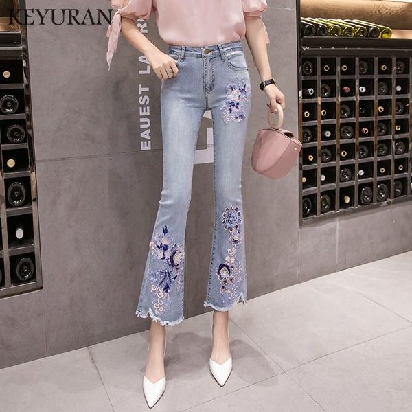 women's jeans pretty girl casual burr embroidered flares women pant slim stretch cotton denim trousers for woman beading, Blue
women's jeans pretty girl casual burr embroidered flares women pant slim stretch cotton denim trousers for woman beading, Blue