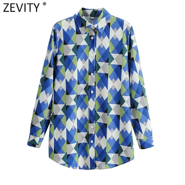 women vintage color match geometric print smock blouse office ladies breasted casual shirts chic blusas ls7643 210420, White
women vintage color match geometric print smock blouse office ladies breasted casual shirts chic blusas ls7643 210420, White