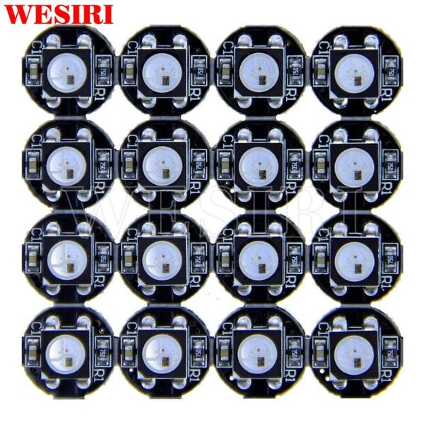 

10~1000pcs ws2812b 4-pin led chips with black/white pcb heatsink ws2811 ic built-in rgb smd chip for diy dc5v strips
