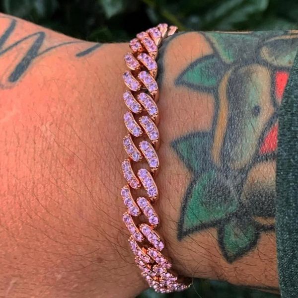 link, chain wholesale full iced out 9mm miami curb cuban bangles hip hop bling cubic zirconia cz wrist bracelet women men jewelry, Black
link, chain wholesale full iced out 9mm miami curb cuban bangles hip hop bling cubic zirconia cz wrist bracelet women men jewelry, Black